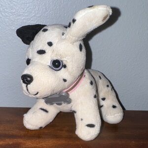 Our generation Plush Stuffed Spotted Dalmatian 8”  Toy Pink Collar
